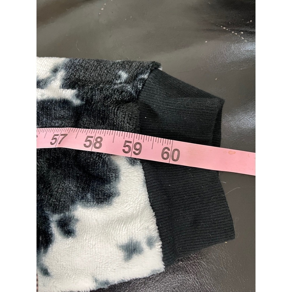 Way to Celebrate Union Suit Unisex XL Black Pink Cow Print One Piece Halloween - Picture 6 of 11